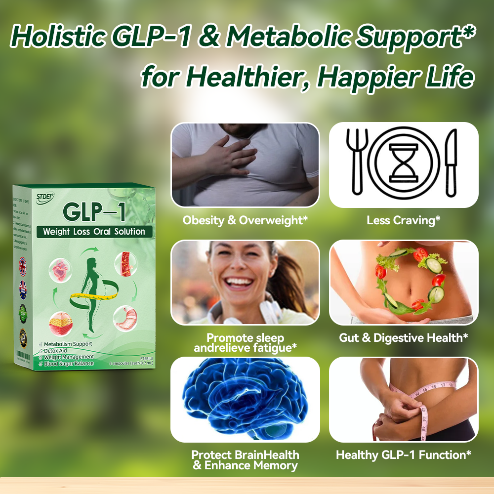 𝑆𝑇𝐷𝐸𝐼® 🌈 𝐺𝐿𝑃-1  𝑊𝑒𝑖𝑔ℎ𝑡 𝐿𝑜𝑠𝑠 𝑂𝑟𝑎𝑙 𝑆𝑜𝑙𝑢𝑡𝑖𝑜𝑛 👨‍🔬 Suitable for obesity, cardiovascular health, diabetes, sleep apnea, joint problems, and more